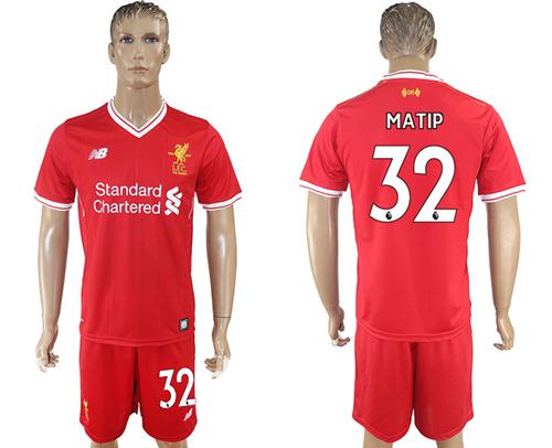 Liverpool #32 Matip Red Home Soccer Club Jersey